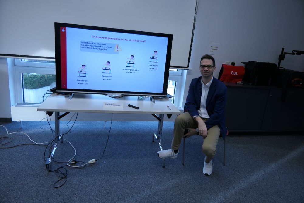 Christoph Lunczer, Ausbildungsleiter der Sparkasse Neckar Odenwald
