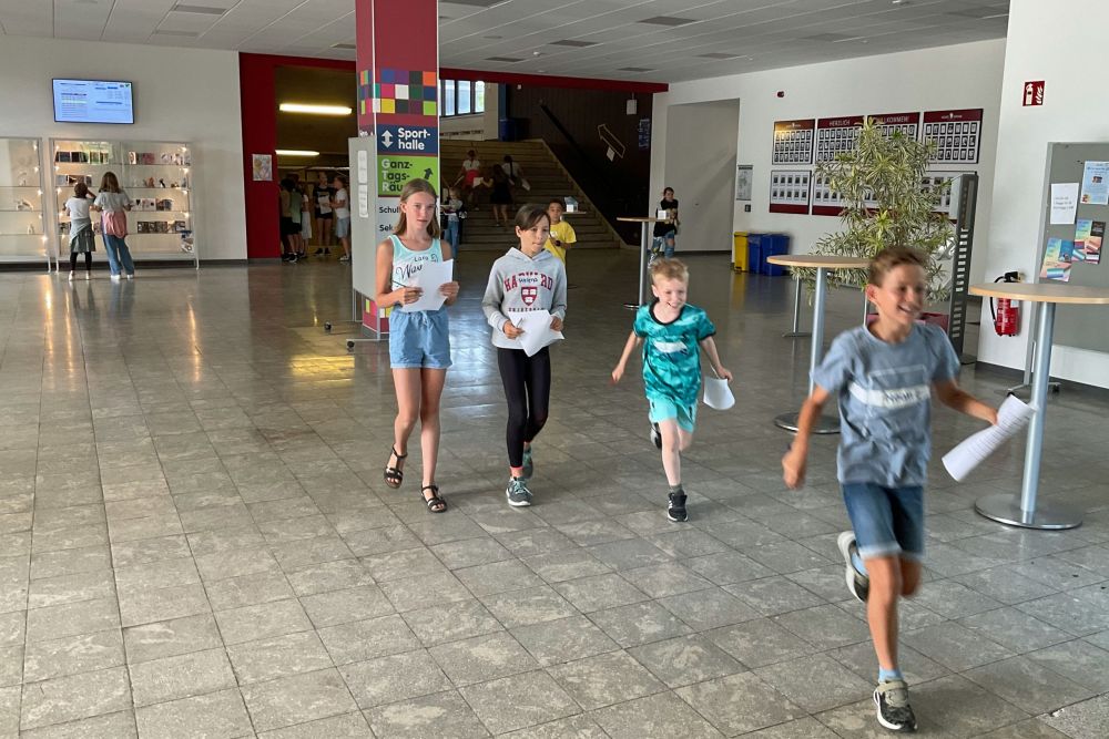 Kinder bei dem Kennenlerntag