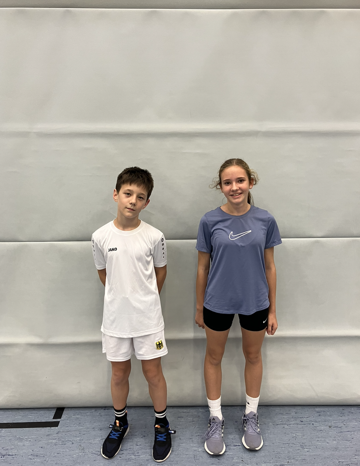 Pia (6c) und Finn (6c)
