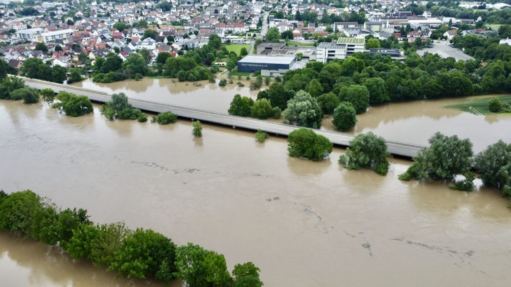 Hochwasser am APG