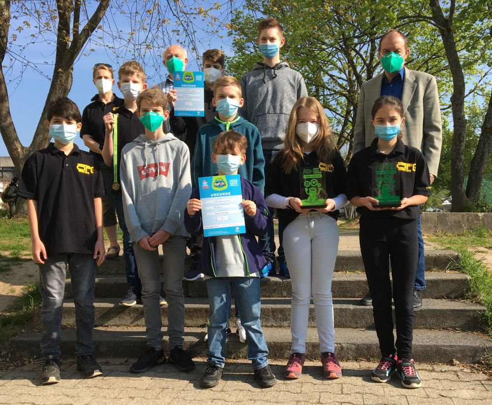 Siegerehrung an der Schule