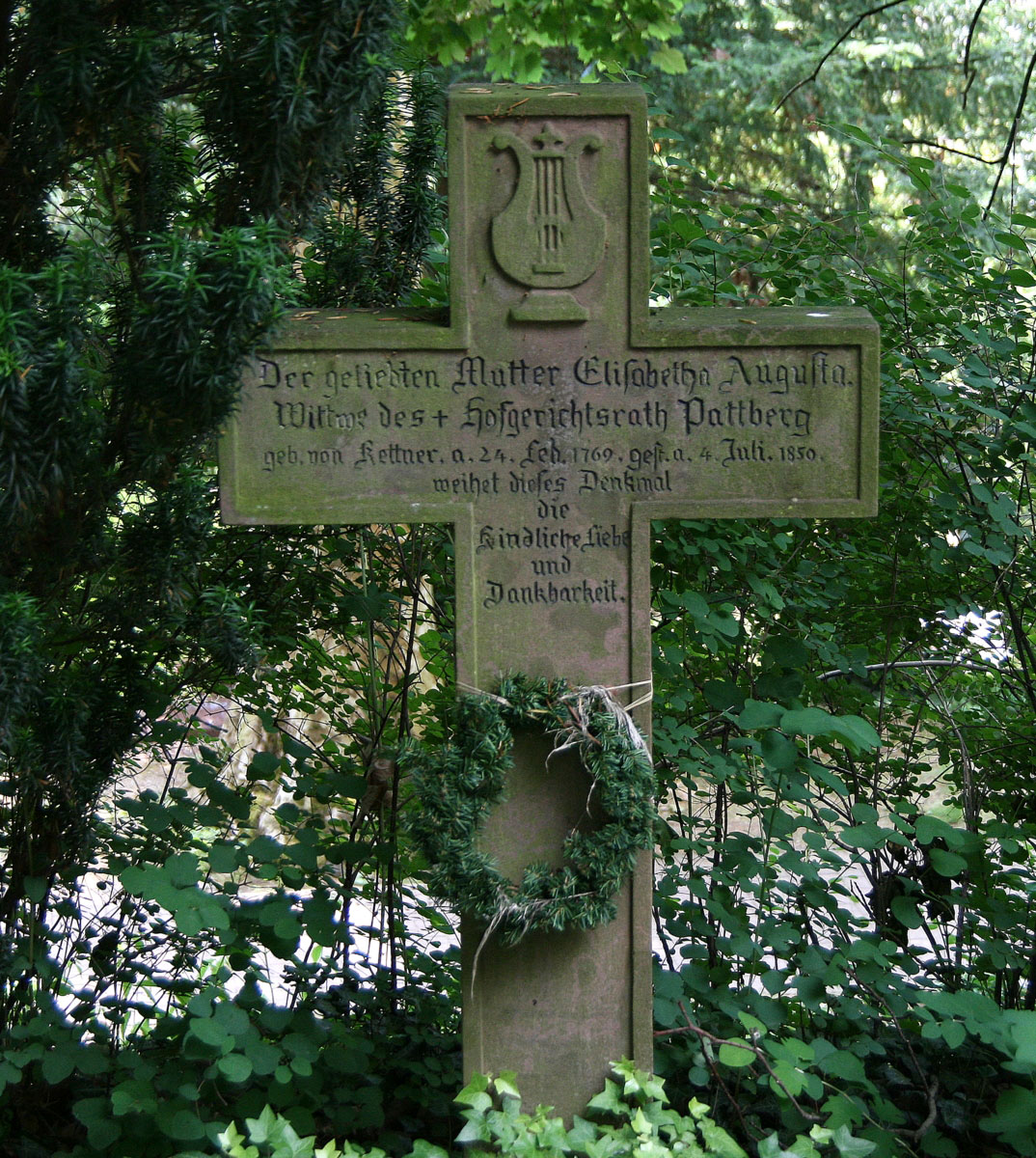 Grabstein Auguste Pattberg