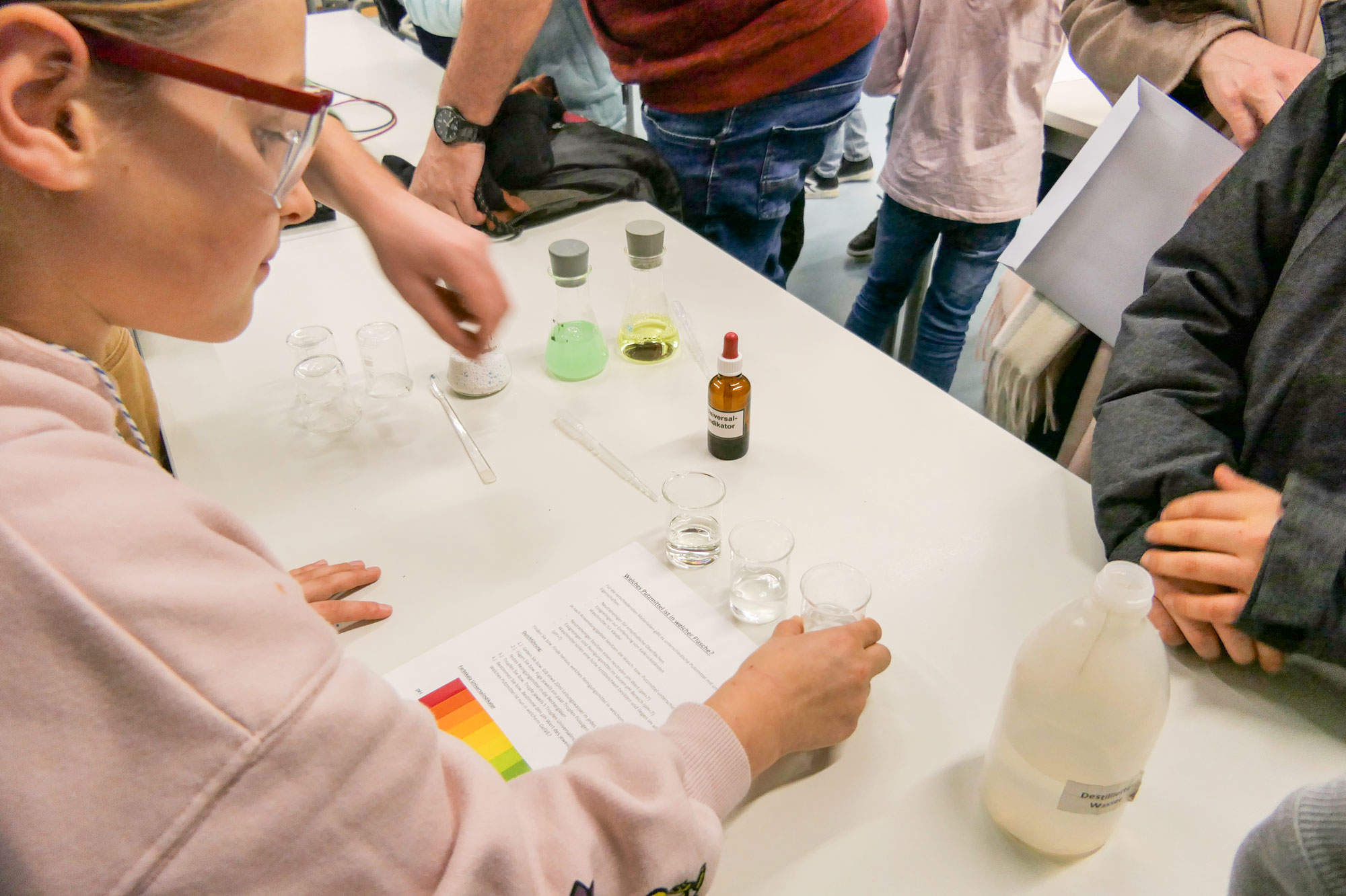 Experimente im Labor