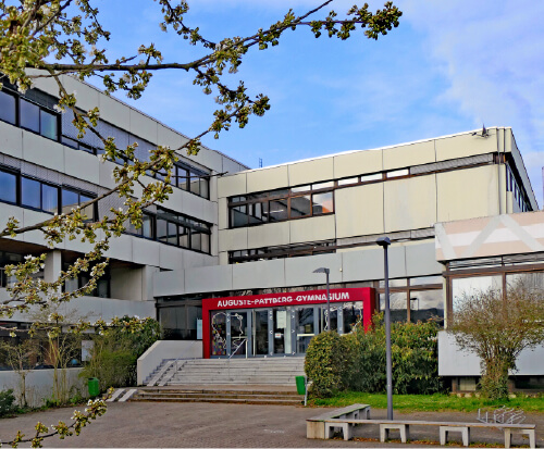 Das Gebäude des Auguste Pattberg Gymnasium